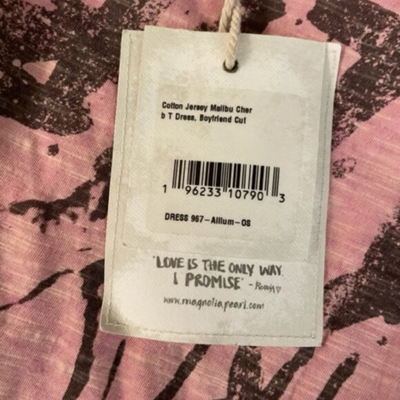 Pink Graphic Off-Shoulder Dress - Picture 10 of 10